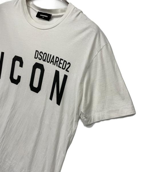 DSQUARED2（ディースクエアード）DSQUARED2 (ディースクエアード) 半袖Tシャツ ホワイト サイズ:XLの古着・服飾アイテム
