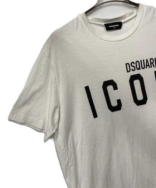 DSQUARED2（ディースクエアード）DSQUARED2 (ディースクエアード) 半袖Tシャツ ホワイト サイズ:XLの古着・服飾アイテム