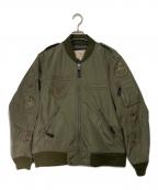 AVIREXアヴィレックス）の古着「ブルゾン」｜オリーブ