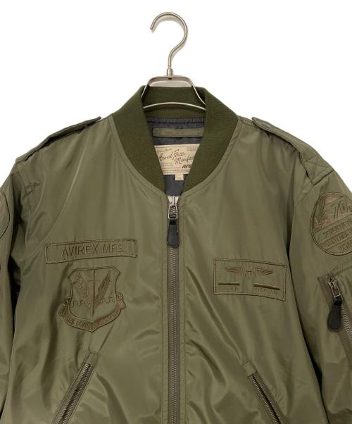AVIREX（アヴィレックス）AVIREX (アヴィレックス) ブルゾン オリーブ サイズ:2XLの古着・服飾アイテム