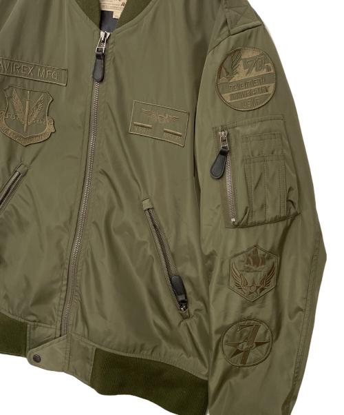 AVIREX（アヴィレックス）AVIREX (アヴィレックス) ブルゾン オリーブ サイズ:2XLの古着・服飾アイテム