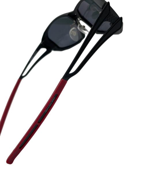 ZEQUE（ゼクー）ZEQUE (ゼクー) サングラス ブラック×レッドの古着・服飾アイテム