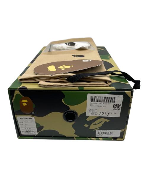 A BATHING APE（ア ベイシング エイプ）A BATHING APE (ア ベイシング エイプ) ローカットスニーカー ホワイト×ブルー サイズ:27の古着・服飾アイテム