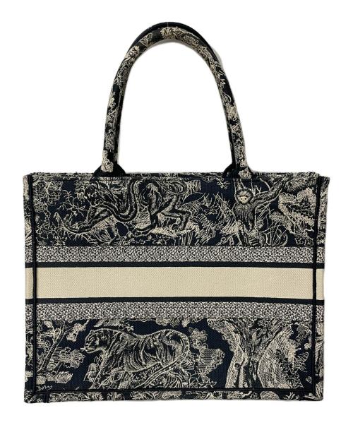 Christian Dior（クリスチャン ディオール）Christian Dior (クリスチャン ディオール) ブックトートバッグ ネイビーの古着・服飾アイテム