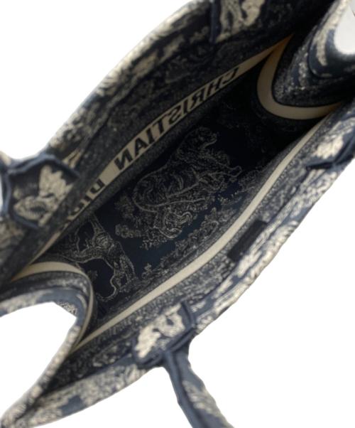 Christian Dior（クリスチャン ディオール）Christian Dior (クリスチャン ディオール) ブックトートバッグ ネイビーの古着・服飾アイテム