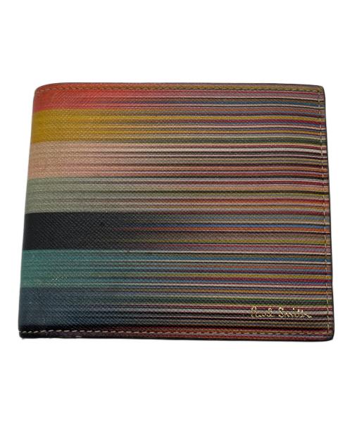 PAUL SMITH（ポールスミス）PAUL SMITH (ポールスミス) 2つ折り財布 マルチカラーの古着・服飾アイテム