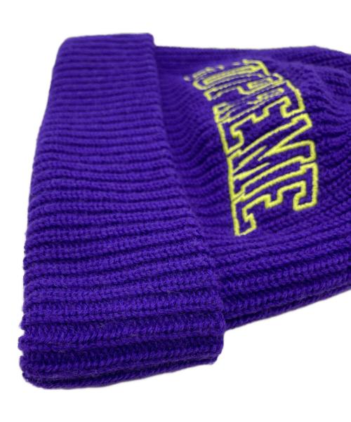 SUPREME（シュプリーム）SUPREME (シュプリーム) ニット帽 パープルの古着・服飾アイテム