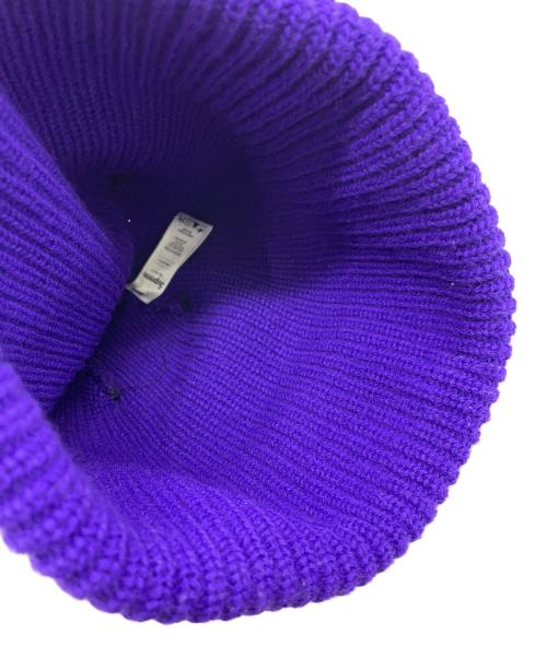 SUPREME（シュプリーム）SUPREME (シュプリーム) ニット帽 パープルの古着・服飾アイテム