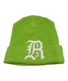 R13（アールサーティン）の古着「ニット帽」｜黄緑