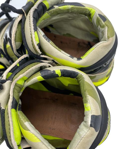 VETEMENTS（ヴェトモン）VETEMENTS (ヴェトモン) NEW ROCK (ニューロック) プラットフォームスニーカー イエロー×黄緑 サイズ:42の古着・服飾アイテム