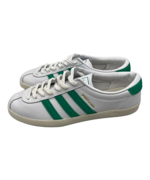 adidas（アディダス）adidas (アディダス) スニーカー ホワイト×グリーン サイズ:27.5の古着・服飾アイテム