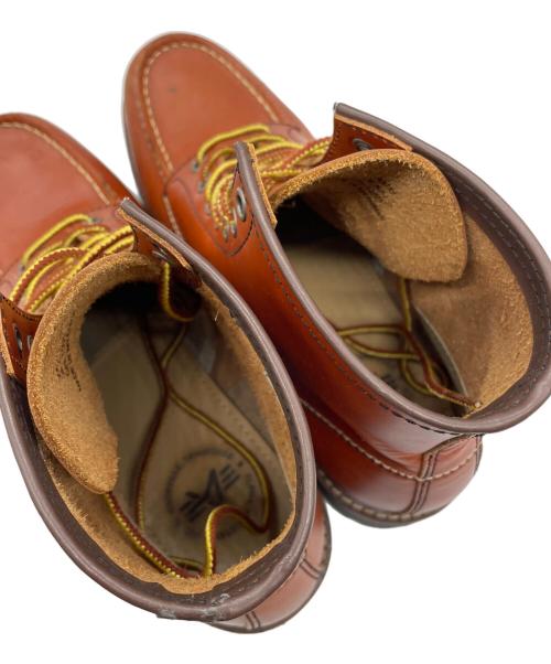 ALPHA INDUSTRIES（アルファインダストリーズ）ALPHA INDUSTRIES (アルファインダストリーズ) ワークブーツ ブラウン サイズ:26.5の古着・服飾アイテム