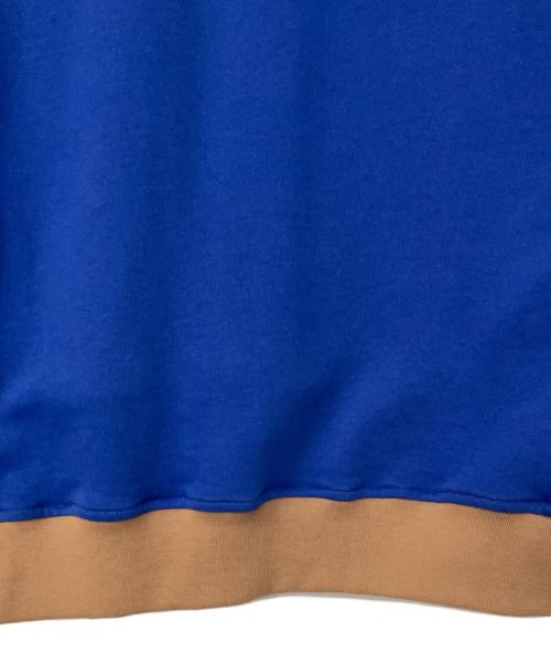 JUST★DON（ジャストドン）JUST★DON (ジャストドン) プルオーバーパーカー ブルー×ブラウン サイズ:XLの古着・服飾アイテム