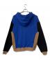 JUST★DON (ジャストドン) プルオーバーパーカー ブルー×ブラウン サイズ:XL：10000円