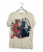 DIESELディーゼル）の古着「グラフィックTシャツ」｜ホワイト