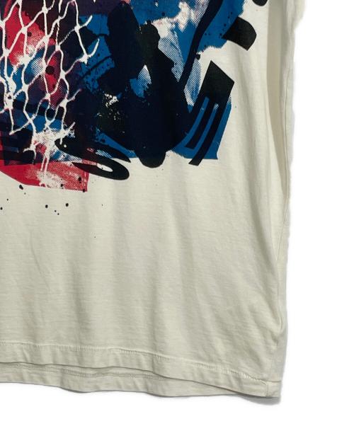 DIESEL（ディーゼル）DIESEL (ディーゼル) グラフィックTシャツ ホワイト サイズ:Lの古着・服飾アイテム
