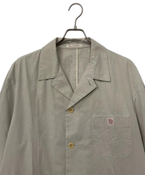 PAPAS PLUS（パパスプラス）PAPAS PLUS (パパスプラス) テーラードジャケット ライトグレー サイズ:Lの古着・服飾アイテム