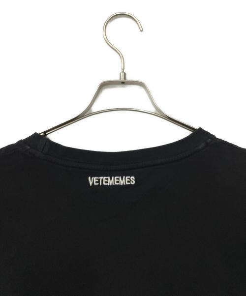 VETEMEMES（ヴェトミームス）VETEMEMES (ヴェトミームス) 半袖Tシャツ ブラック サイズ:不明の古着・服飾アイテム