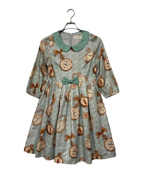 Leur Getter（ルルゲッタ）Leur Getter (ルルゲッタ) 長袖ワンピース グリーン サイズ:不明の古着・服飾アイテム