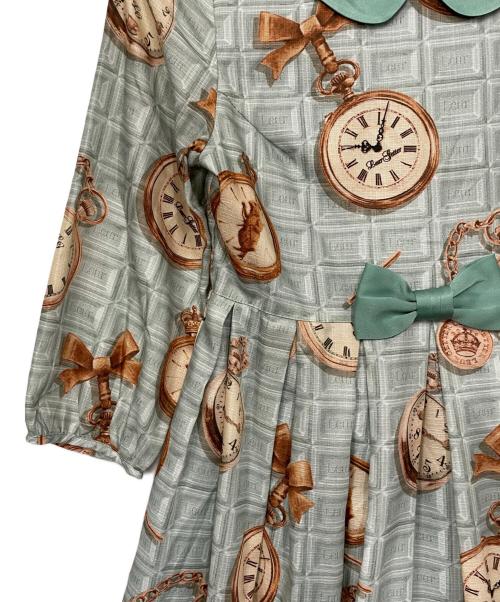 Leur Getter（ルルゲッタ）Leur Getter (ルルゲッタ) 長袖ワンピース グリーン サイズ:不明の古着・服飾アイテム