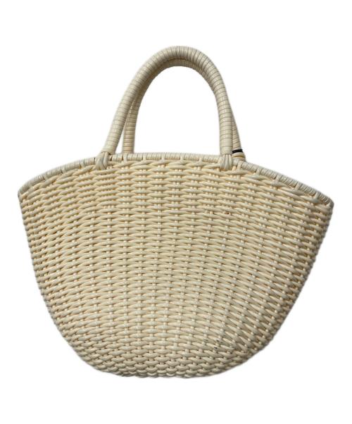 beautiful people（ビューティフルピープル）beautiful people (ビューティフルピープル) カゴバッグ アイボリーの古着・服飾アイテム