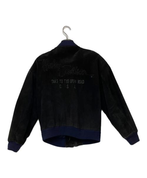 HARLEY-DAVIDSON（ハーレーダビッドソン）HARLEY-DAVIDSON (ハーレーダビッドソン) ブルゾン ブラック サイズ:Fの古着・服飾アイテム