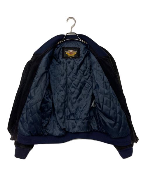 HARLEY-DAVIDSON（ハーレーダビッドソン）HARLEY-DAVIDSON (ハーレーダビッドソン) ブルゾン ブラック サイズ:Fの古着・服飾アイテム