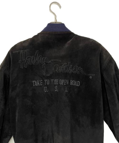 HARLEY-DAVIDSON（ハーレーダビッドソン）HARLEY-DAVIDSON (ハーレーダビッドソン) ブルゾン ブラック サイズ:Fの古着・服飾アイテム