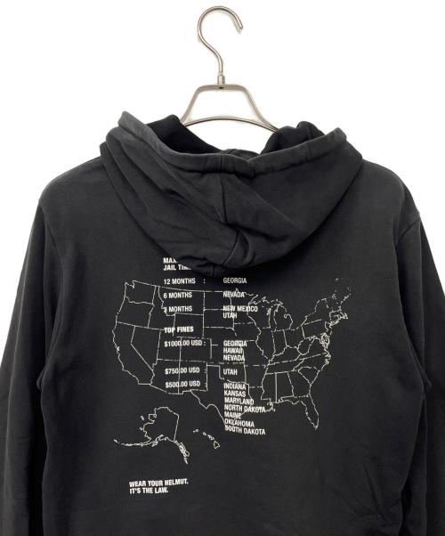 HELMUT LANG（ヘルムートラング）HELMUT LANG (ヘルムートラング) プルオーバーパーカー ブラック サイズ:Mの古着・服飾アイテム