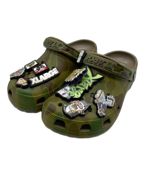 crocs（クロックス）crocs (クロックス) X-LARGE (エクストララージ) サンダル オリーブ サイズ:24の古着・服飾アイテム