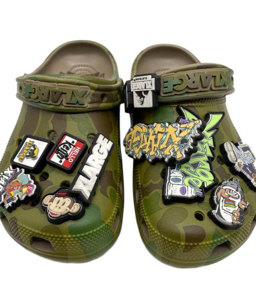 crocs（クロックス）crocs (クロックス) X-LARGE (エクストララージ) サンダル オリーブ サイズ:24の古着・服飾アイテム