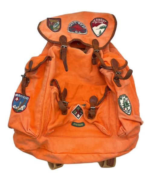Rugby Ralph Lauren（ラグビーラルフローレン）Rugby Ralph Lauren (ラグビーラルフローレン) バックパック オレンジの古着・服飾アイテム