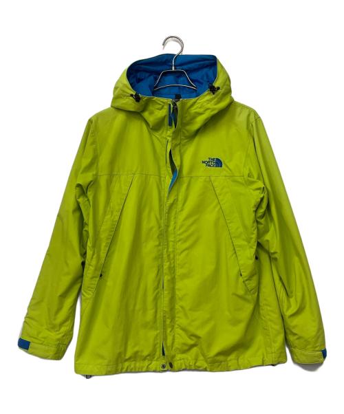 THE NORTH FACE（ザ ノース フェイス）THE NORTH FACE (ザ ノース フェイス) スクープジャケット 黄緑×ブルー サイズ:Mの古着・服飾アイテム