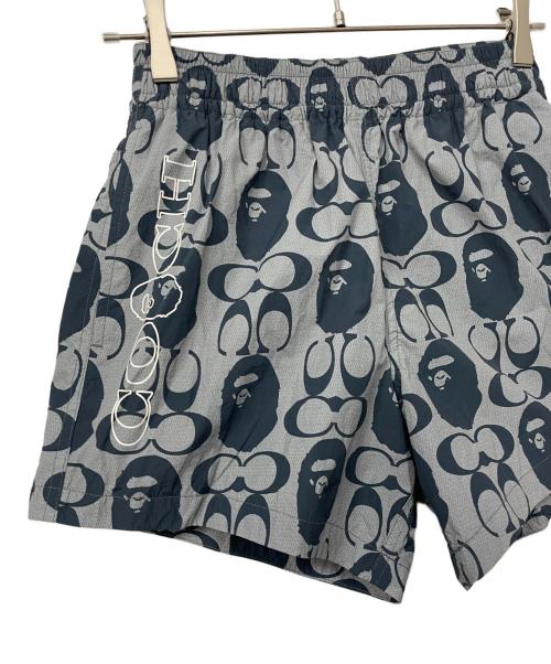 BAPE BY A BATHING APE（ベイプバイアベイシングエイプ）BAPE BY A BATHING APE (ベイプバイアベイシングエイプ) COACH (コーチ) ショートパンツ ネイビー サイズ:XS 155/72Aの古着・服飾アイテム