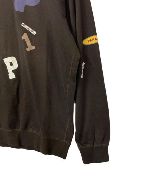 PAPAS（パパス）PAPAS (パパス) スウェット ブラック サイズ:48/Mの古着・服飾アイテム