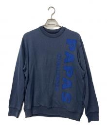 PAPAS（パパス）の古着「スウェット」｜ネイビー