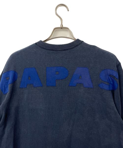 PAPAS（パパス）PAPAS (パパス) スウェット ネイビー サイズ:48 Mの古着・服飾アイテム