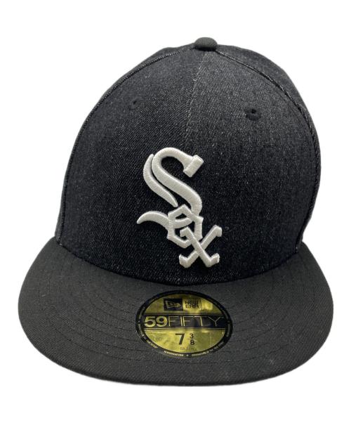 New Era（ニューエラ）New Era (ニューエラ) キャップ ブラック サイズ:7 3/8の古着・服飾アイテム