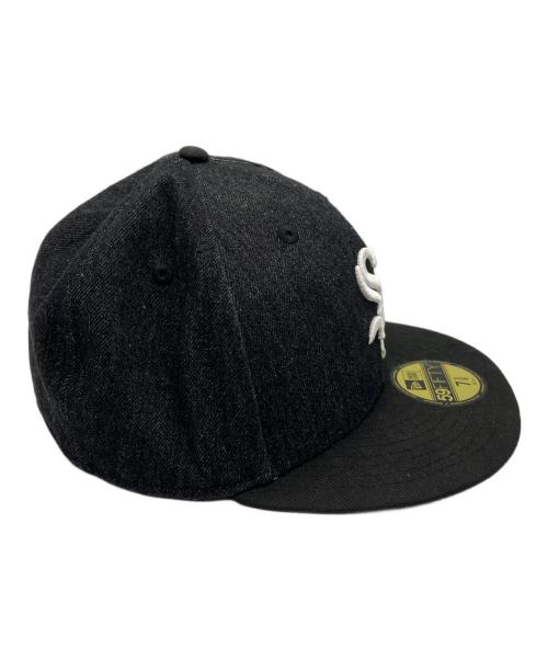 New Era（ニューエラ）New Era (ニューエラ) キャップ ブラック サイズ:7 3/8の古着・服飾アイテム