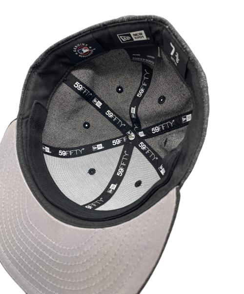 New Era（ニューエラ）New Era (ニューエラ) キャップ ブラック サイズ:7 3/8の古着・服飾アイテム