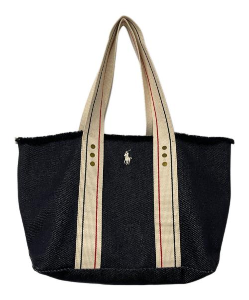 RALPH LAUREN（ラルフローレン）RALPH LAUREN (ラルフローレン) トートバッグ インディゴの古着・服飾アイテム