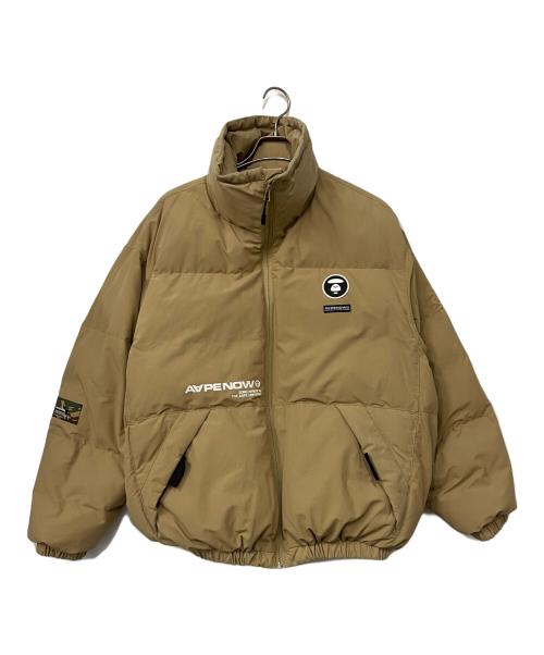A BATHING APE（ア ベイシング エイプ）A BATHING APE (ア ベイシング エイプ) 中綿ジャケット ベージュ サイズ:Lの古着・服飾アイテム