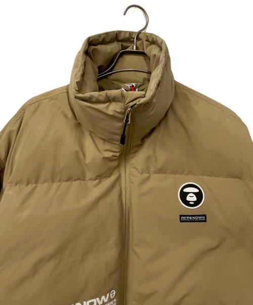 A BATHING APE（ア ベイシング エイプ）A BATHING APE (ア ベイシング エイプ) 中綿ジャケット ベージュ サイズ:Lの古着・服飾アイテム
