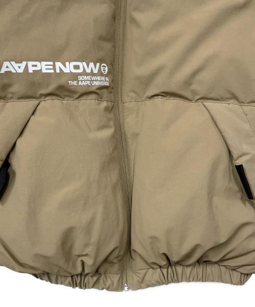 A BATHING APE（ア ベイシング エイプ）A BATHING APE (ア ベイシング エイプ) 中綿ジャケット ベージュ サイズ:Lの古着・服飾アイテム