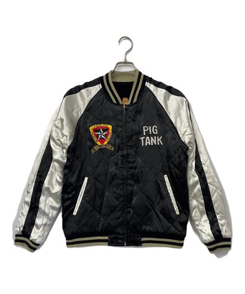 STUDIO D'ARTISAN（ステュディオダルチザン）STUDIO D'ARTISAN (ステュディオダルチザン) リバーシブルスカジャン ブラック サイズ:Lの古着・服飾アイテム