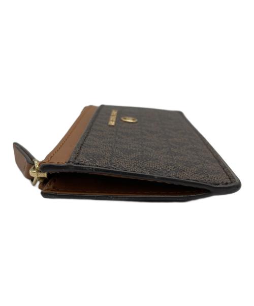 MICHAEL KORS（マイケル・コース）MICHAEL KORS (マイケル・コース) スリムカードケース ブラウンの古着・服飾アイテム