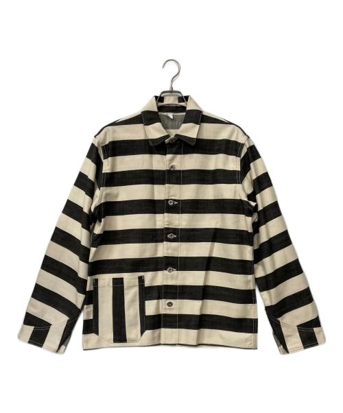 THE REAL McCOY'S（ザ・リアルマッコイズ）THE REAL McCOY'S (ザ・リアルマッコイズ) カバーオール ホワイト×ブラック サイズ:40の古着・服飾アイテム