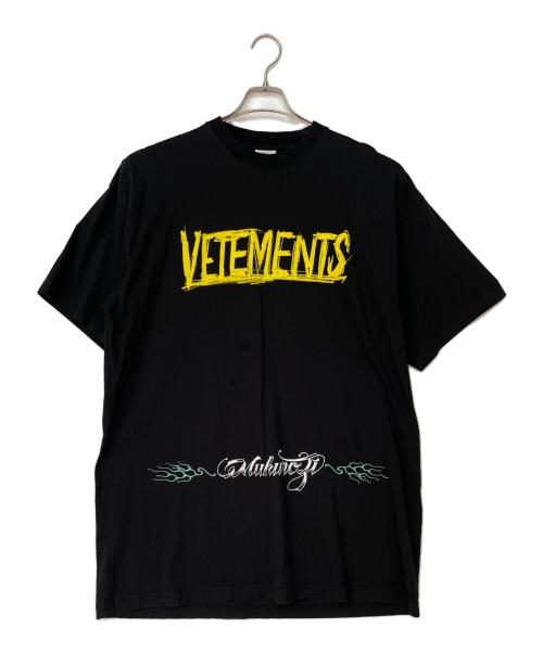 VETEMENTS（ヴェトモン）VETEMENTS (ヴェトモン) 半袖Tシャツ ブラック サイズ:Sの古着・服飾アイテム