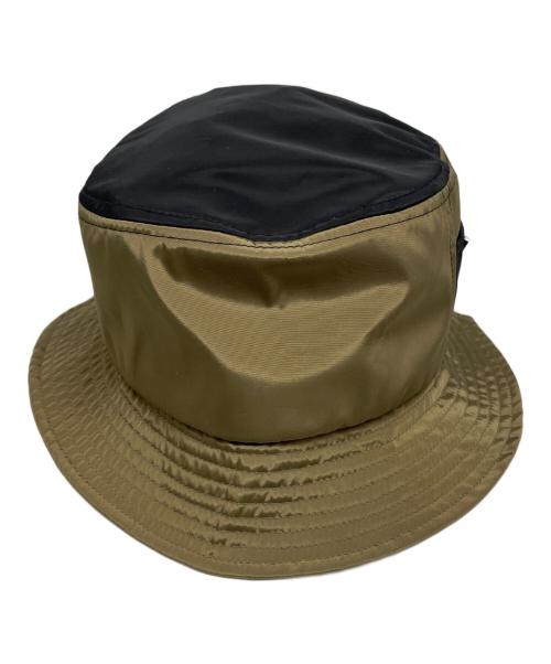 FenG CHen WANG（フェンチェンワン）FenG CHen WANG (フェンチェンワン) ハット ブラック×カーキ サイズ:Mの古着・服飾アイテム