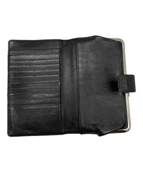 Y's（ワイズ）Y's (ワイズ) がま口財布 ブラックの古着・服飾アイテム